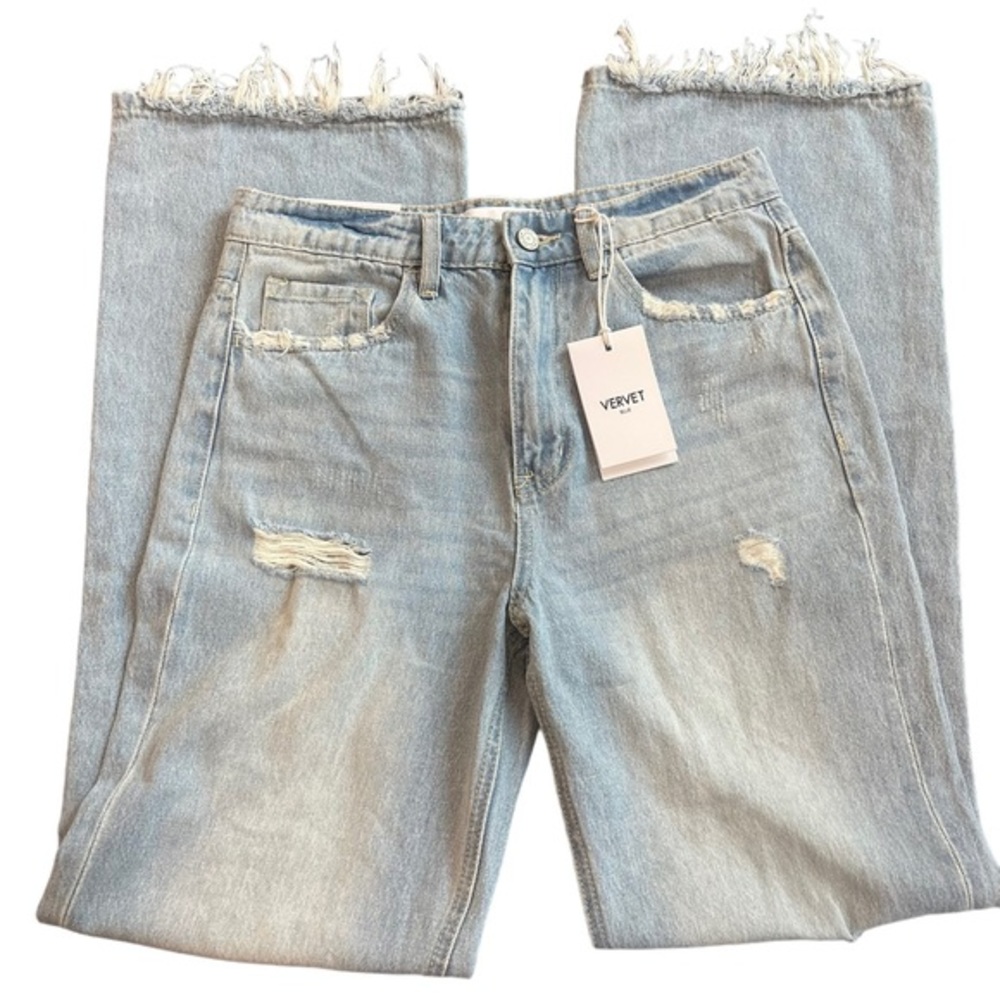 Vervet Jeans 90s Vintage flare distressed - Picture 2 of 11